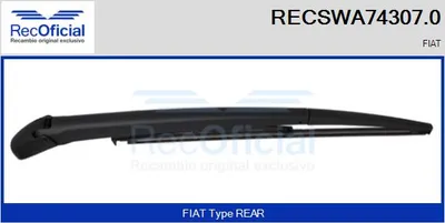 Wischerarm, Fensterreinigung Fiat BRAVO I · Fiat SEICENTO / 600