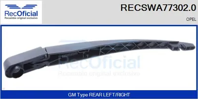 Wischerarm, Fensterreinigung Opel CORSA C · Opel CORSA C Hatchback Van · Opel MERIVA A MPV