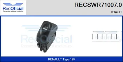 Schalter, Fensterregler Renault KANGOO · Renault CLIO II · Renault KANGOO Express