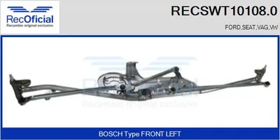 Wiper-Linkage Ford GALAXY II · Vw SHARAN · Seat ALHAMBRA