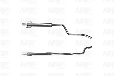 Auspuffrohr Opel MERIVA A MPV · Vauxhall MERIVA A