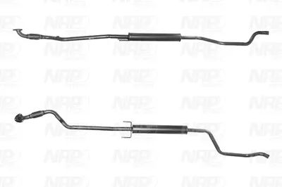 Auspuffrohr Opel MERIVA A MPV · Vauxhall MERIVA A