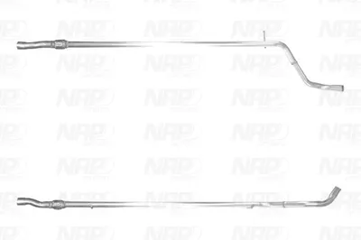 Auspuffrohr Fiat PANDA · Fiat 500