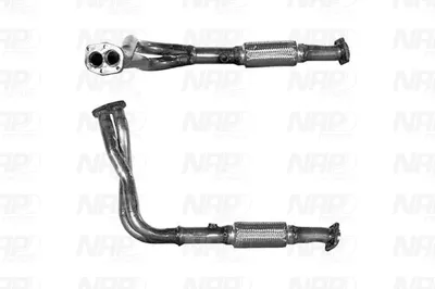 Auspuffrohr Fiat TEMPRA · Fiat TEMPRA S.W. · Fiat TIPO