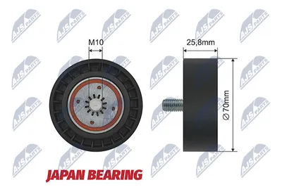 Durchbiegung/Führerpulley, V-gerippter Gürtel Ssangyong KORANDO · Ssangyong ACTYON SPORTS II · Ssangyong RODIUS II