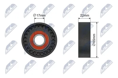 Durchbiegung/Führung Pulley, V-Ribbed Gürtel Mercedes-Benz A-CLASS · Mercedes-Benz B-CLASS Sports Tourer
