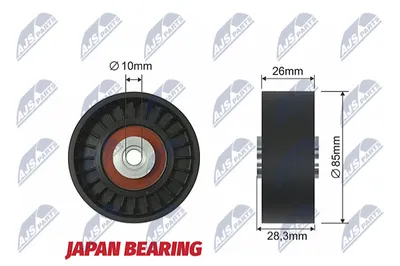 Durchbiegung/Führung Pulley, V-Rippgurt Opel VECTRA C · Opel VECTRA C GTS · Opel SIGNUM Hatchback