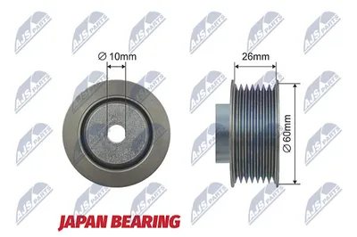 Durchbiegung/Führerpulley, V-gerippter Gürtel Suzuki GRAND VITARA II