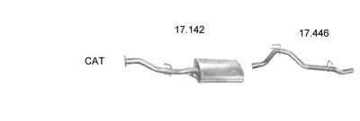 Abgassystem Opel FRONTERA A · Vauxhall FRONTERA Mk I