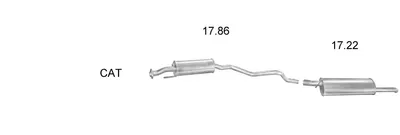 Abgassystem Opel ASTRA F Kombi · Vauxhall ASTRA Mk III Kombi · Opel ASTRA F Kombi Van