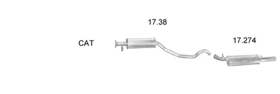 EDEX 1304 Abgasanlage
