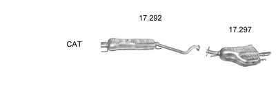 Abgassystem Opel ASTRA G Hatchback · Vauxhall ASTRA Mk IV Hatchback · Vauxhall ASTRA Mk IV Limousine