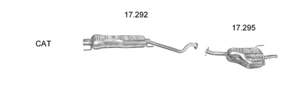 Abgassystem Opel ASTRA G Kombi · Vauxhall ASTRA Mk IV Kombi · Vauxhall ASTRAVAN Mk IV Kombi Van