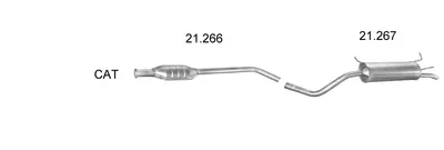 Abgassystem Renault MEGANE I Grandtour · Renault MEGANE I · Renault MEGANE I Classic
