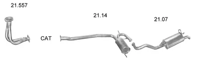 Abgassystem Renault 19 I