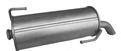 Endschalldämpfer Peugeot 206 Rückschlag · Peugeot 206 Van · Peugeot 206+