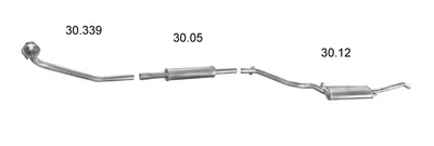 Abgassystem Vw JETTA II