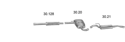 Abgassystem Vw PASSAT B3/B4 · Vw PASSAT B3/B4 Variante