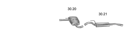 Abgassystem Vw PASSAT B3/B4 · Vw PASSAT B3/B4 Variante