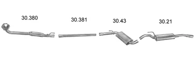 Abgassystem Vw PASSAT B3/B4 · Vw PASSAT B3/B4 Variante