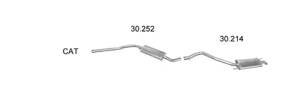 Abgassystem VW TRANSPORTER T4 Bus · VW TRANSPORTER T4 Van · VW TRANSPORTER T4 Plattform/Chassis (70E, 70L, 70M, 7DE, 7DL, 7D)