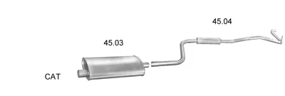 Abgassystem Chrysler VOYAGER II
