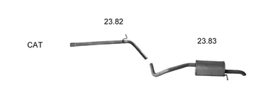 Abgassystem Seat IBIZA IV · Skoda FABIA II · Skoda FABIA II Combi