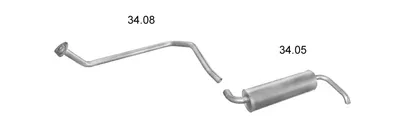 Abgassystem EDEX 2513