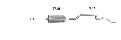 EDEX 2520 Abgasanlage