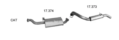 Abgassystem Opel FRONTERA B · Vauxhall FRONTERA Mk II