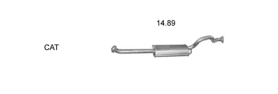Auspuffsystem Mitsubishi PAJERO II Canvas Top · Mitsubishi PAJERO II