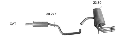 Abgassystem Seat ALTEA