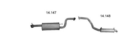 Abgassystem Mitsubishi PAJERO III Canvas Top · Mitsubishi PAJERO III