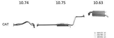 Abgassystem Hyundai GETZ
