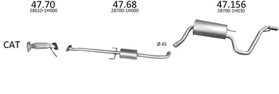 EDEX Abgasanlage 3016