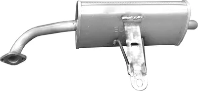 Hinterer Schalldämpfer Piaggio QUARGO Plattform/Chassis