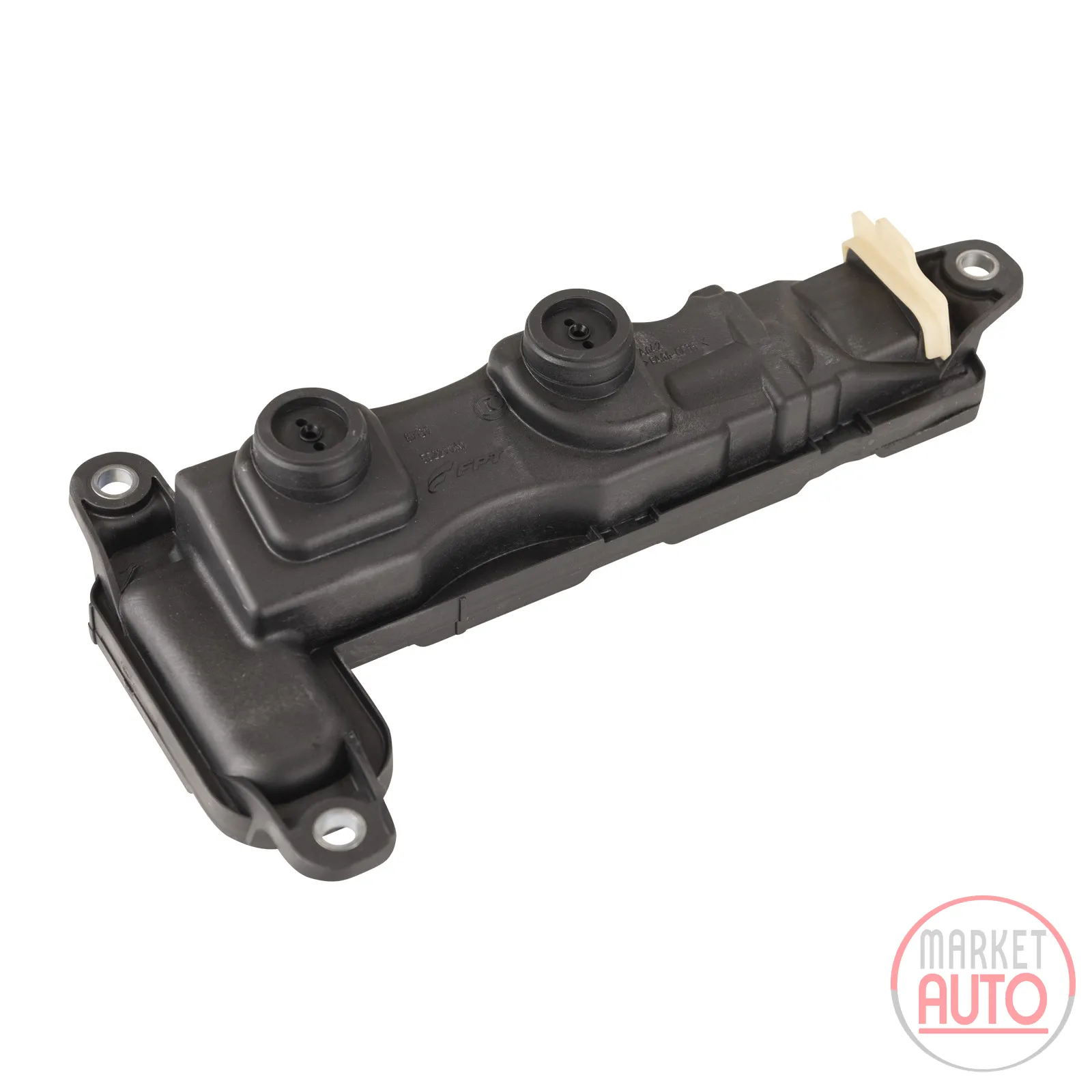 Splash guard under valve cover