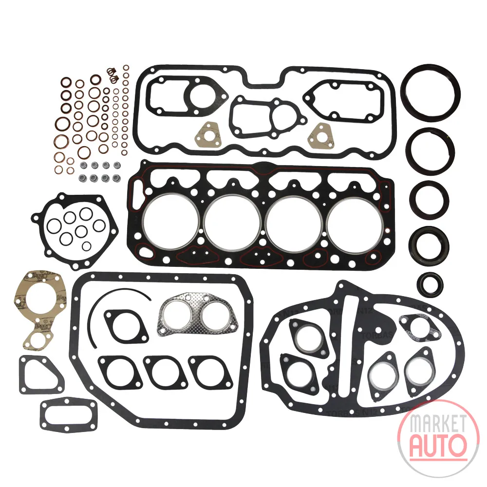 Engine gasket kit with shaft seal + cylinder head gasket