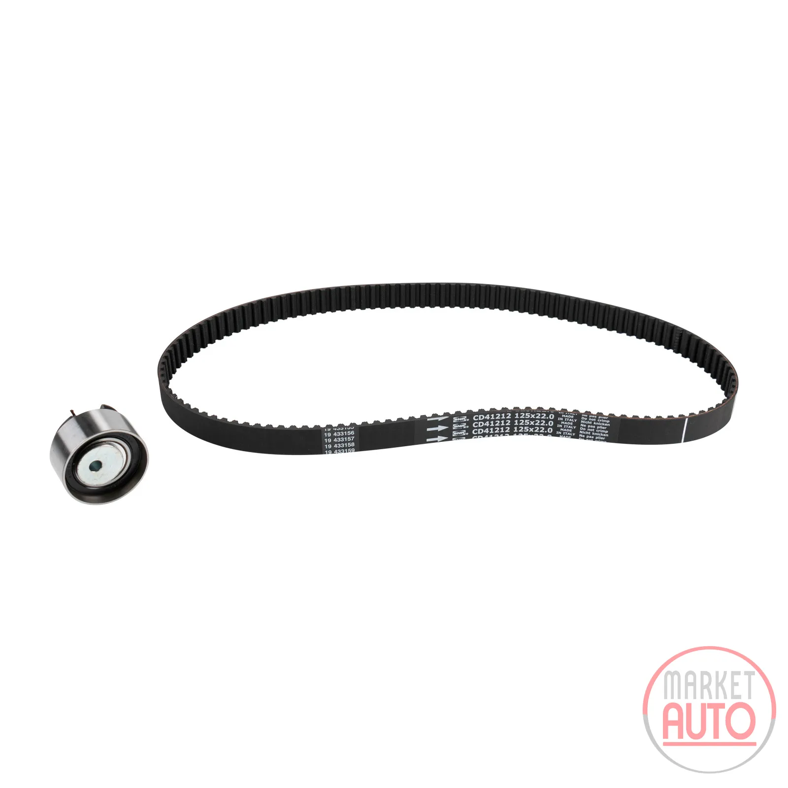 Timing belt set 1.1 8 V 125 teeth NTN-SNR