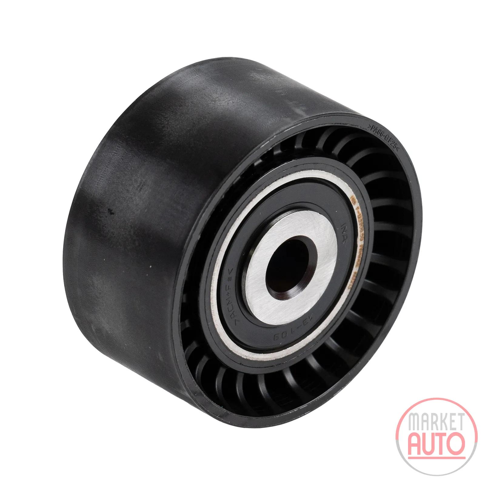 Timing belt deflection pulley