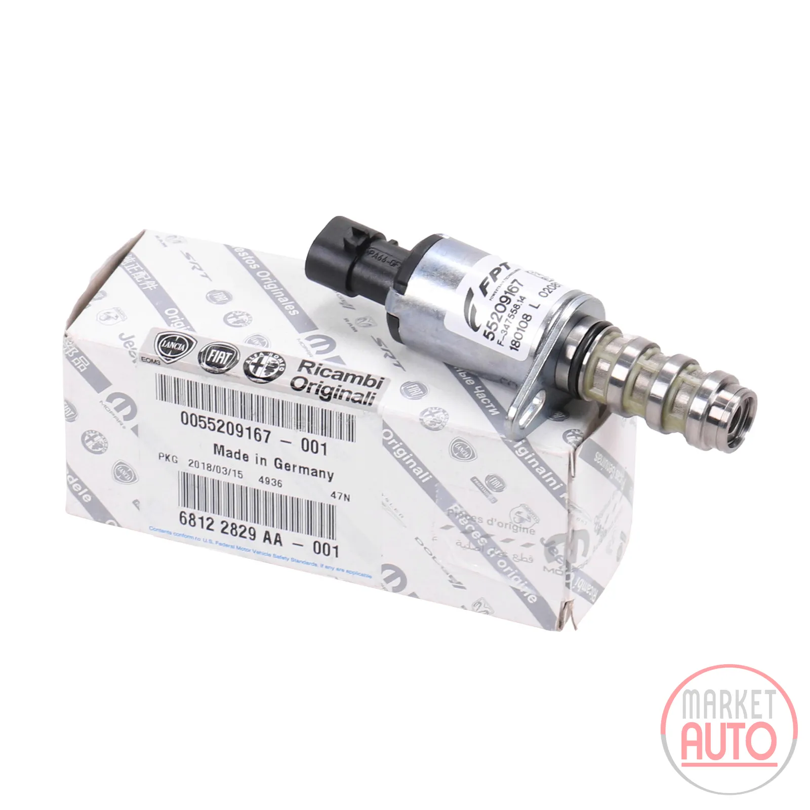 Control valve camshaft adjustment