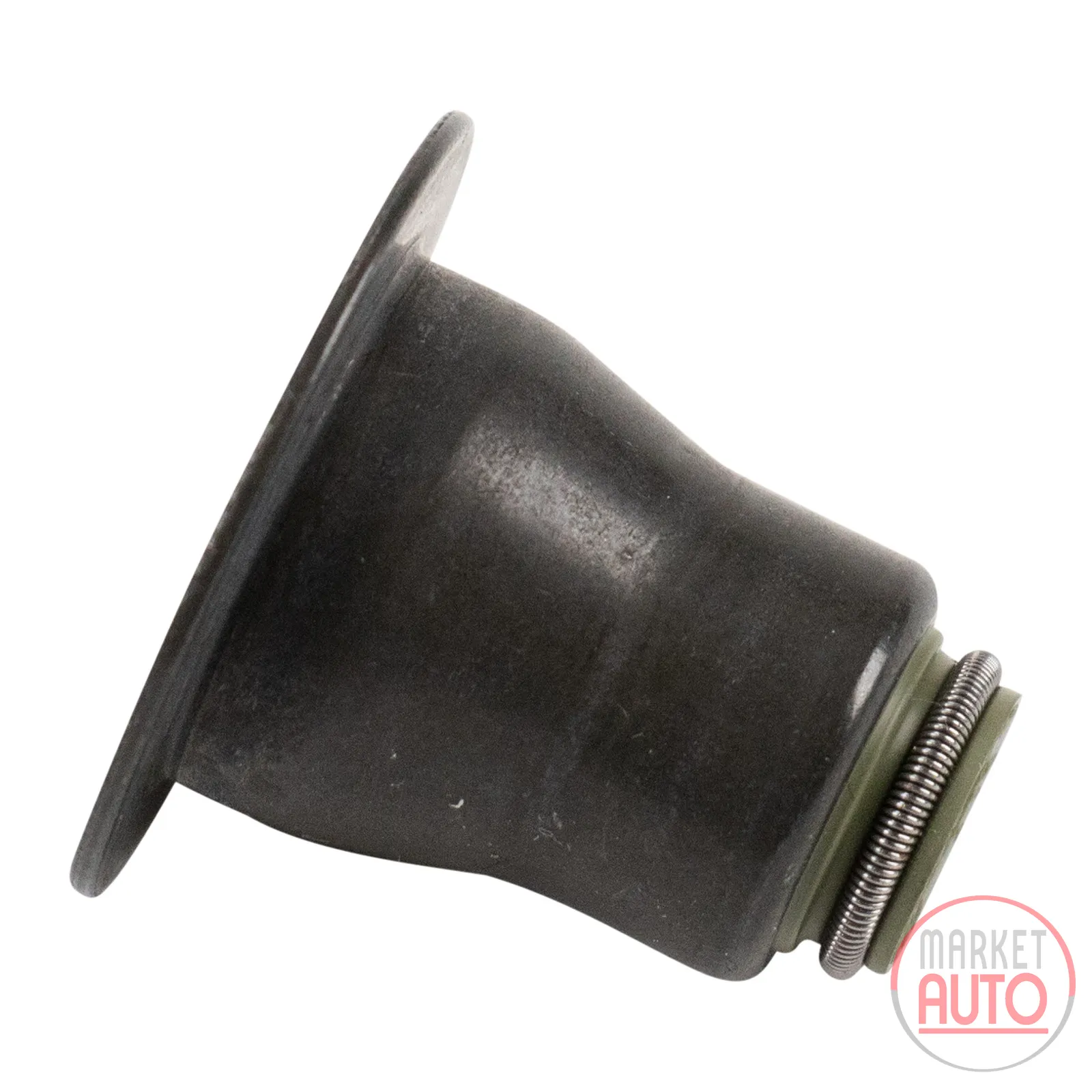 Valve stem seal with valve plate