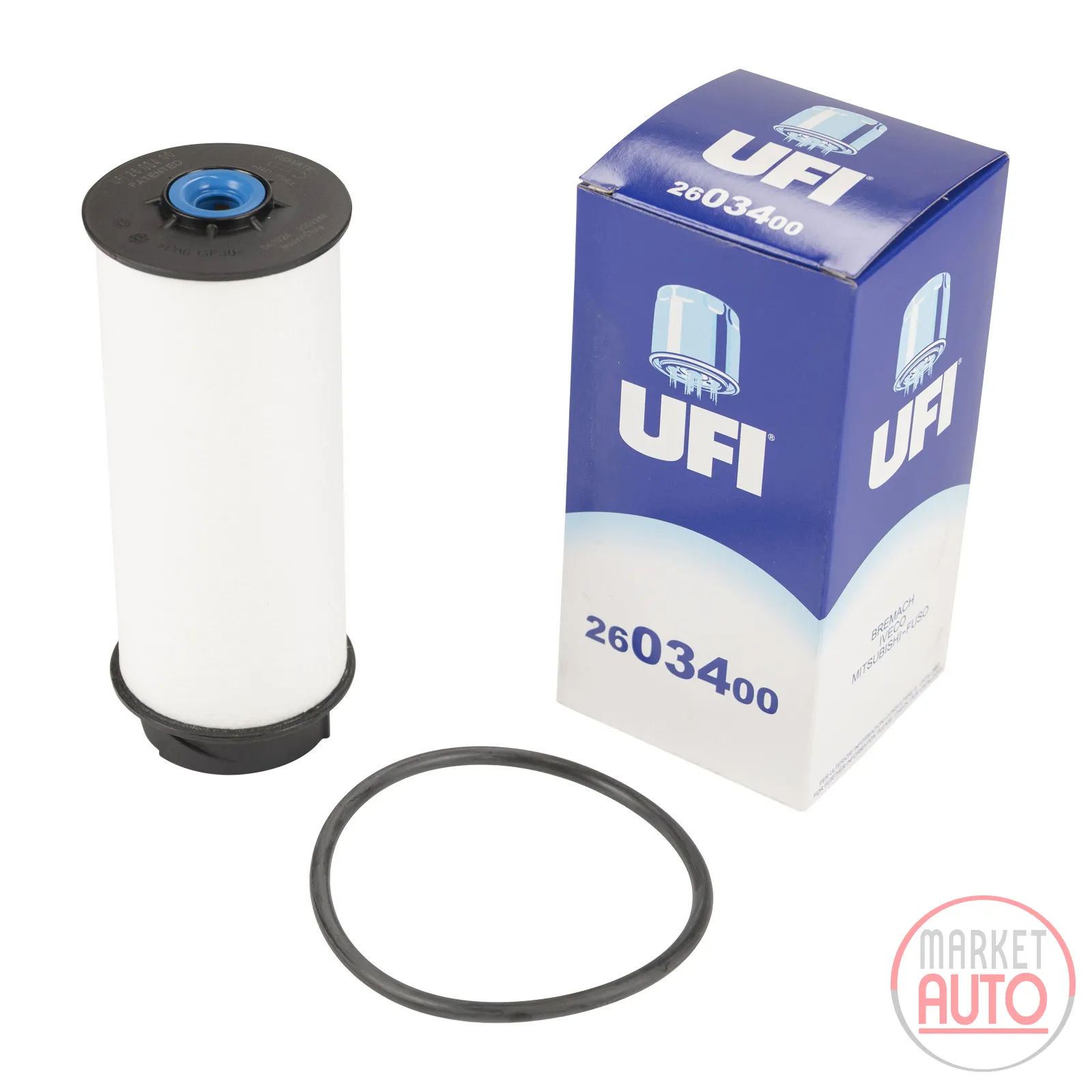 Fuel filter insert D1=68 D2=11 H=168 mm