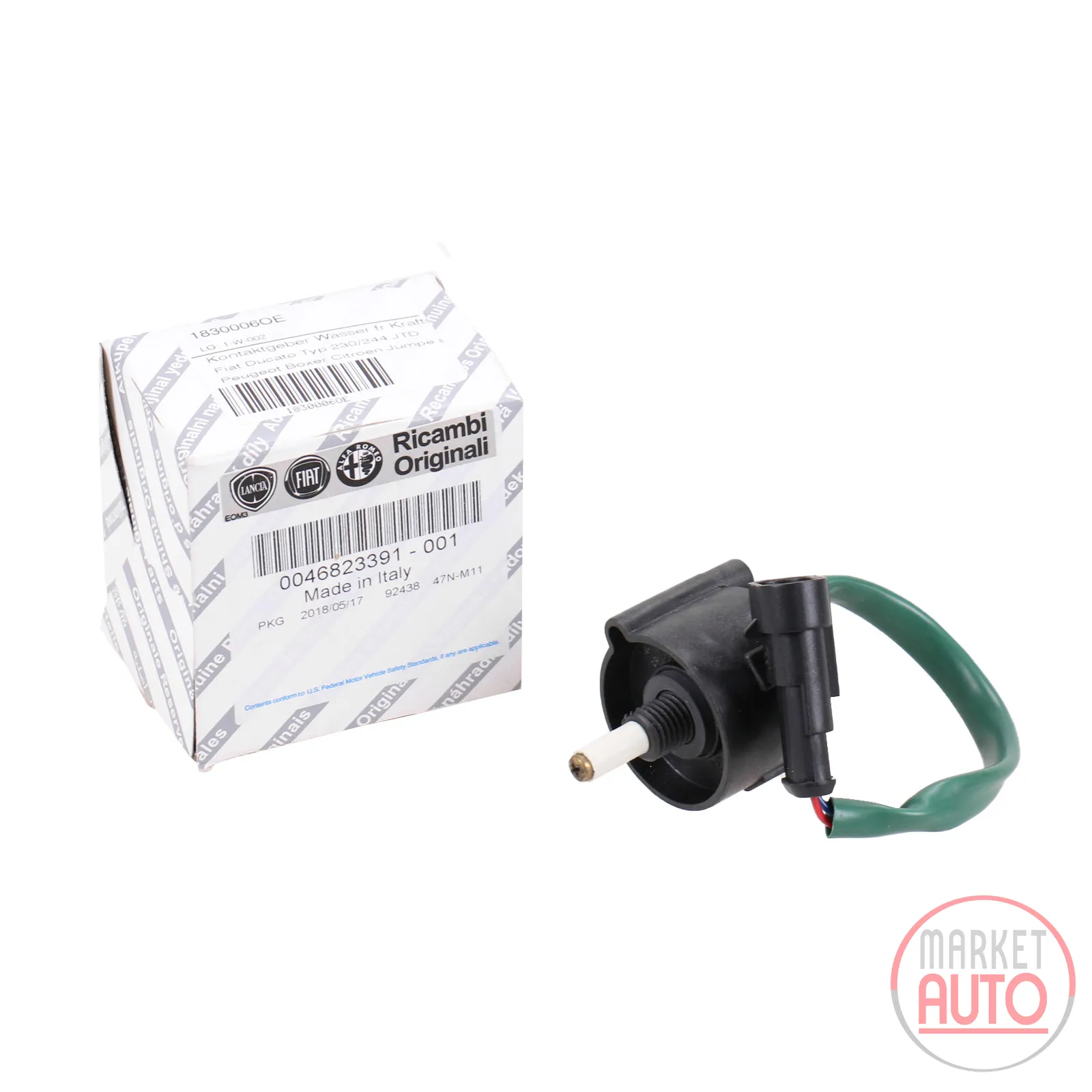 Contactor water for fuel filter