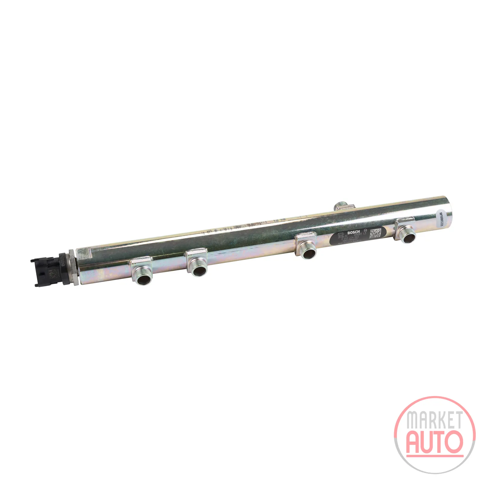 Distribution pipe with pressure sensor