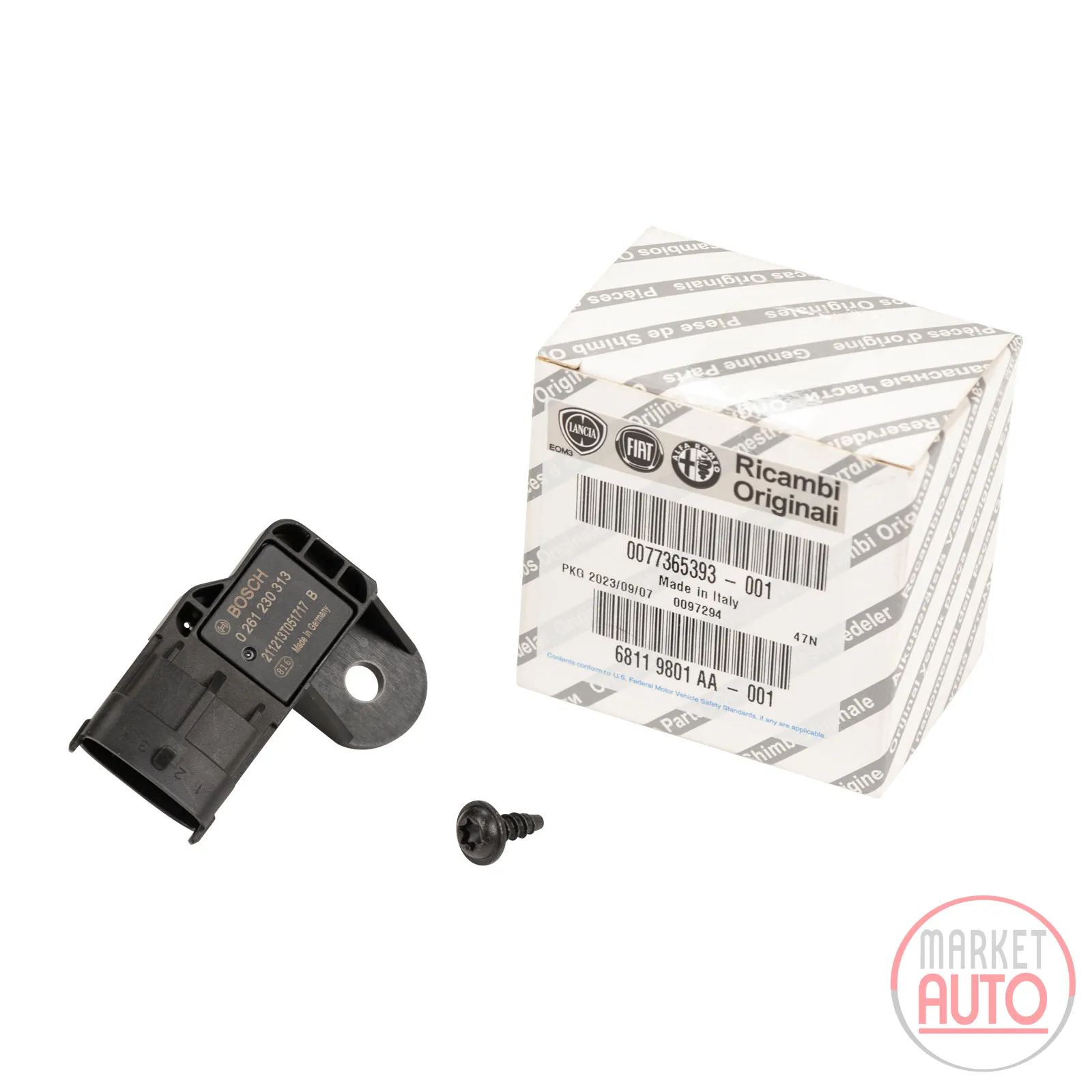 Pressure sensor height adjustment