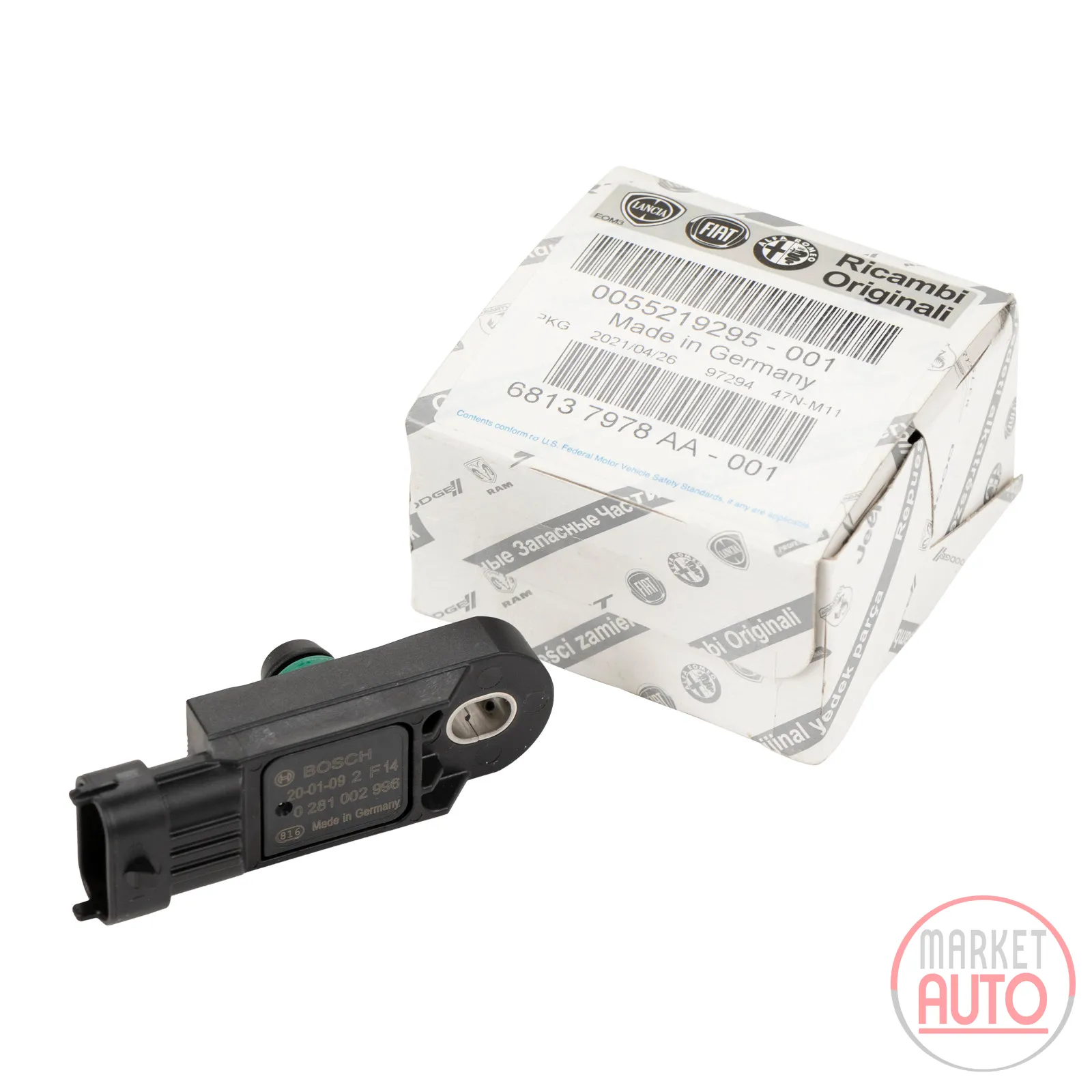 Sensor boost pressure, intake manifold pressure