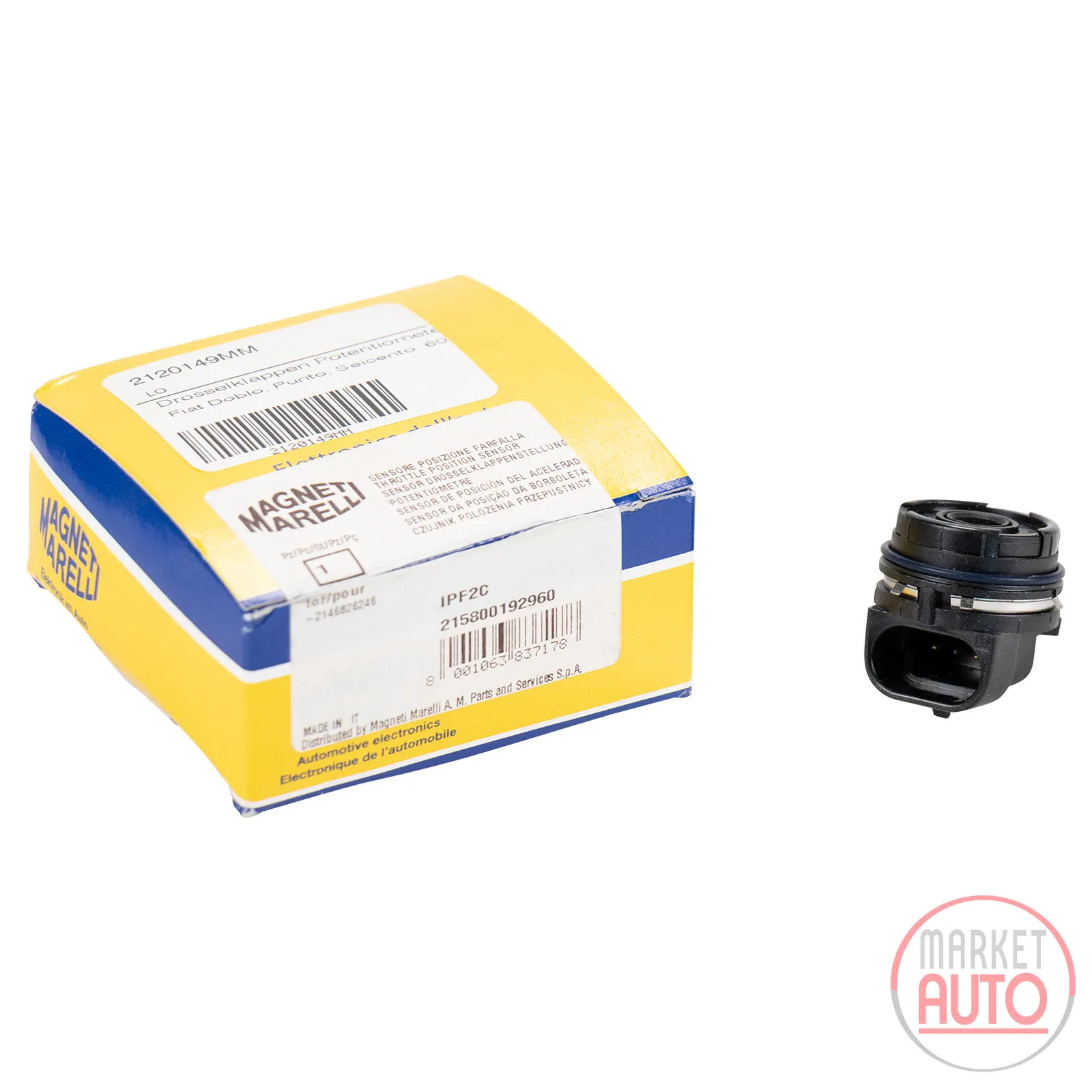 Throttle potentiometer Magneti Marelli