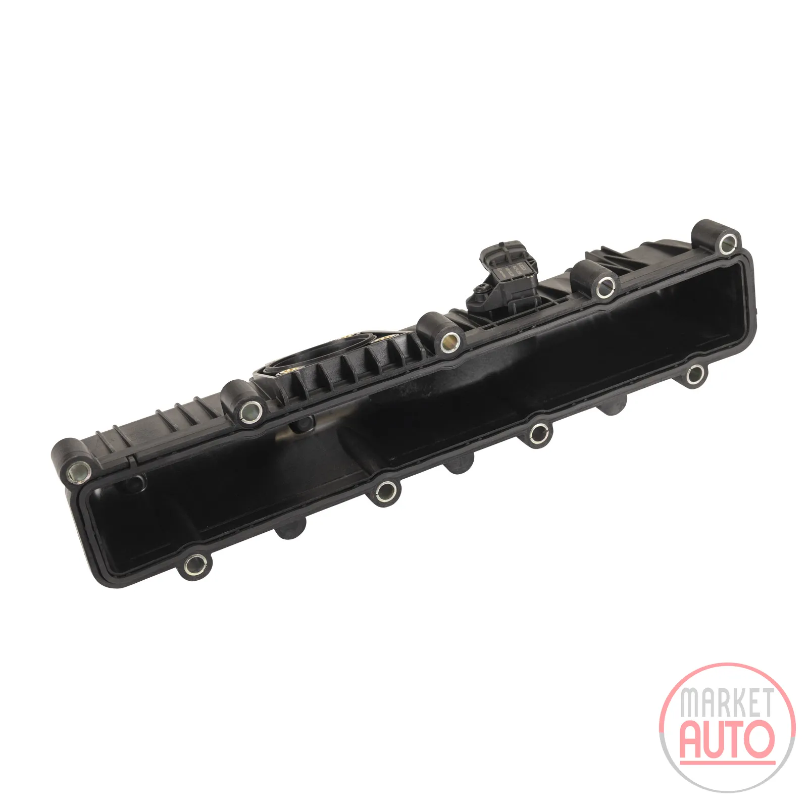 Intake manifold made entirely of plastic