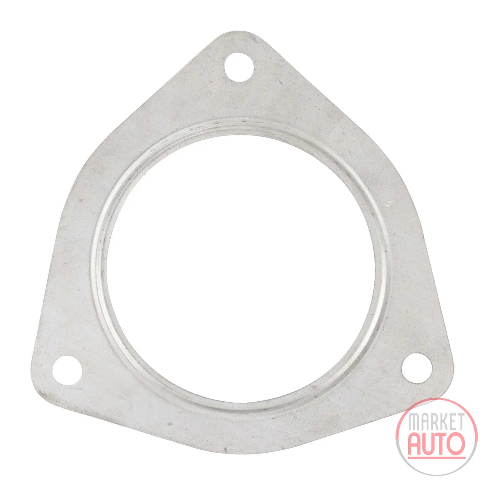 Exhaust gasket on the catalytic converter